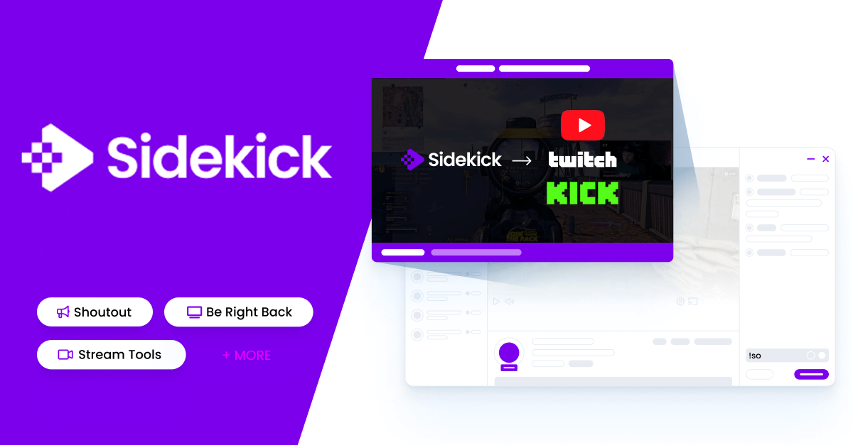 sidekick - Unlock your streaming potential